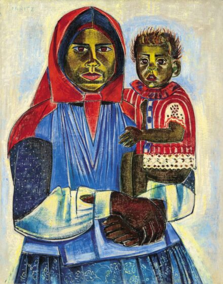 Járitz Józsa (1893-1986): Anya gyermekével
