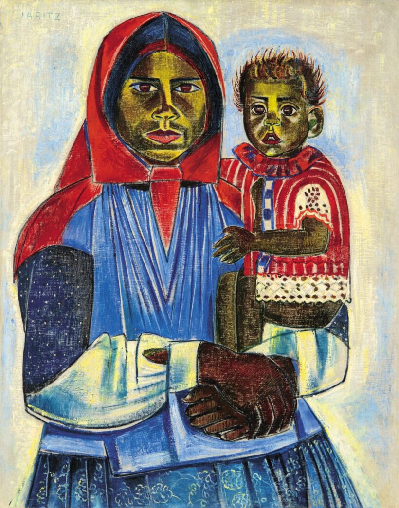 Járitz Józsa (1893-1986): Anya gyermekével