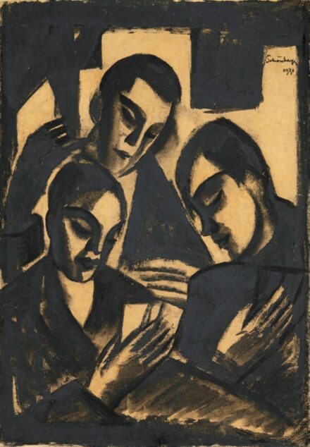 Schönberger Armand (1885-1974): Kávéházban, 1931
