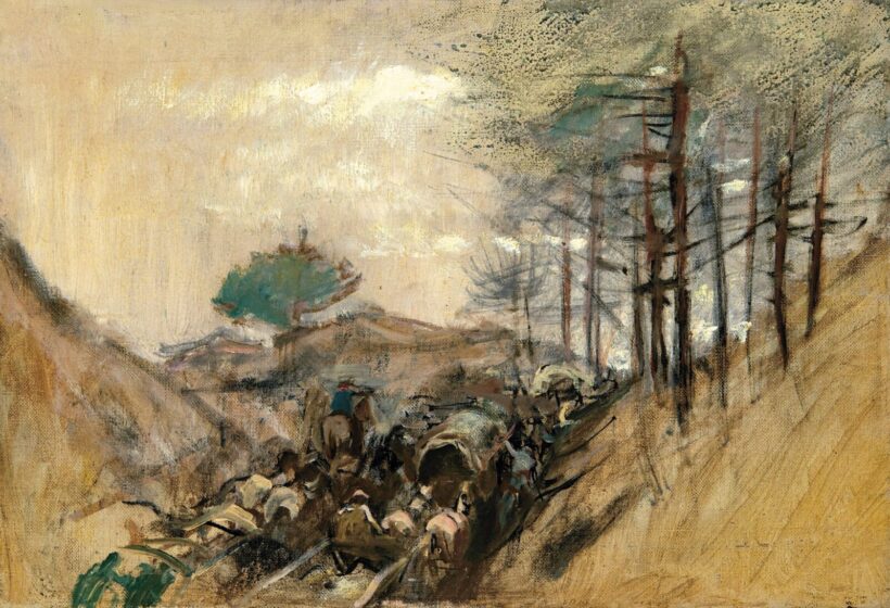 Mednyánszky László (1852-1919): Vonuló Trén