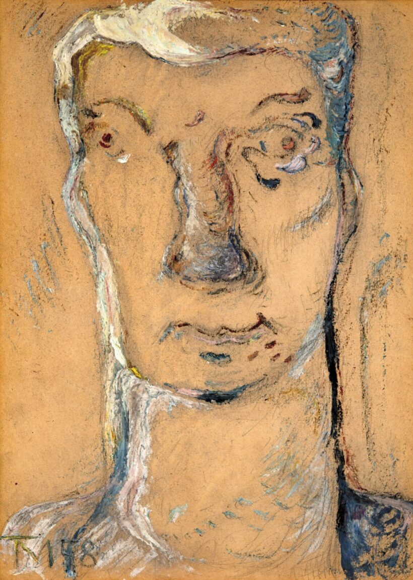 Tóth Menyhért (1904-1980): Fej, 1958