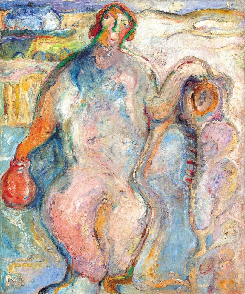Tóth Menyhért (1904-1980): Növényápoló, 1958 körül