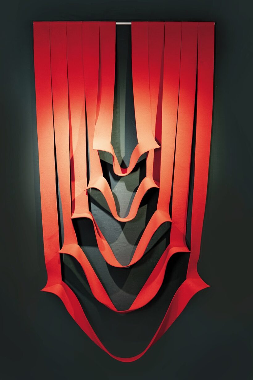 Attalai Gábor (1934-2011): Vörös filc, 1976
