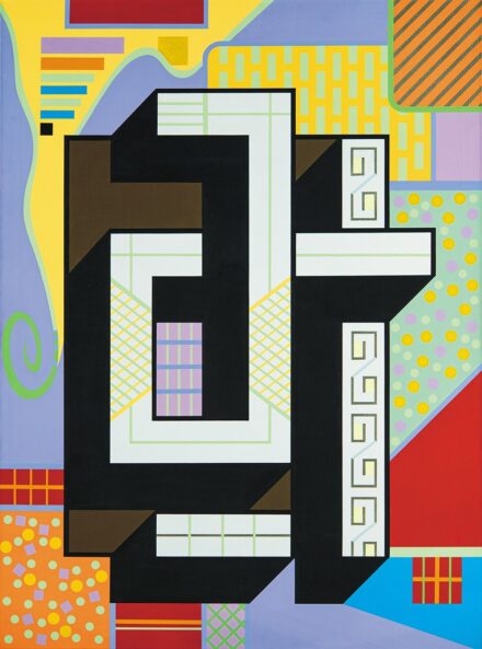 Bak Imre (1939): Geometrikus kalligráfia I., 1982