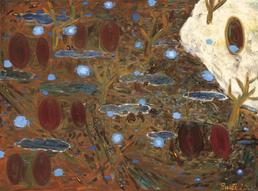 Bukta Imre (1952): Táj hófoltokkal, 2000