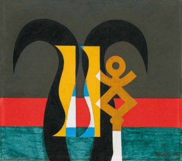Bartl József (1932-2013): Zsoboki oromdísz, 1977
