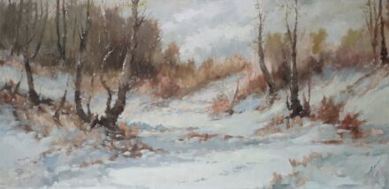Csabai Pántl László (1904 - 1982): Téli táj