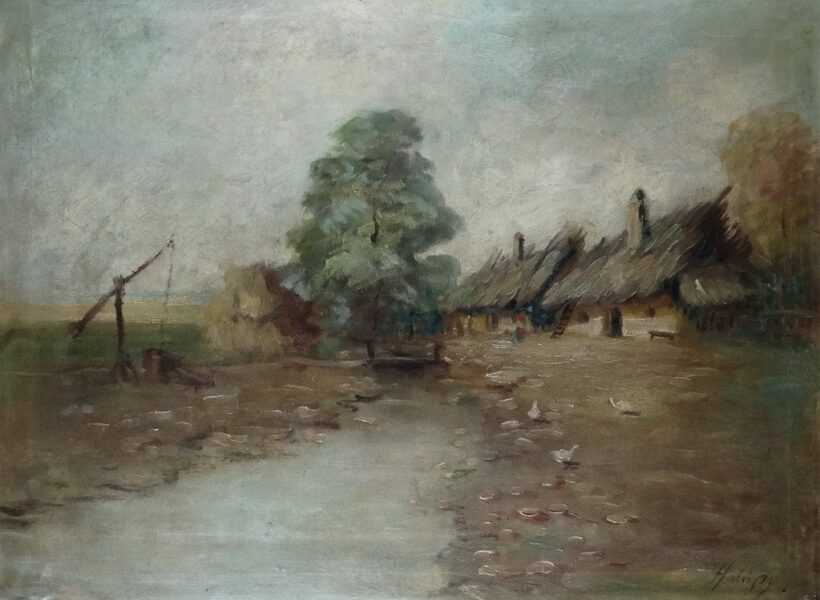 Halápy János (1893-1960): Tanya gémeskúttal