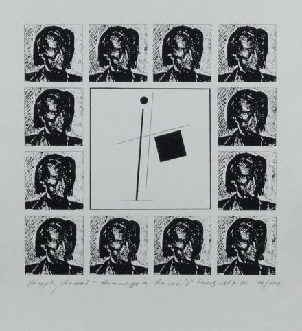 Kádár, Joseph (1936 - 2019): Hommage á Kassák, Párizs, 1987-90