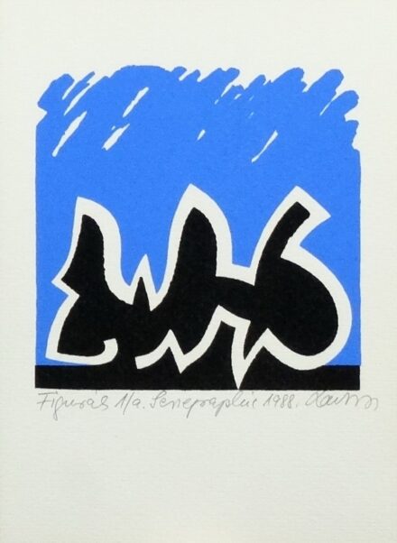 Lantos Ferenc (1929-2014): Figurák 1/a 1988