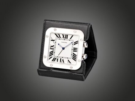 Cartier Santos úti ébresztős óra