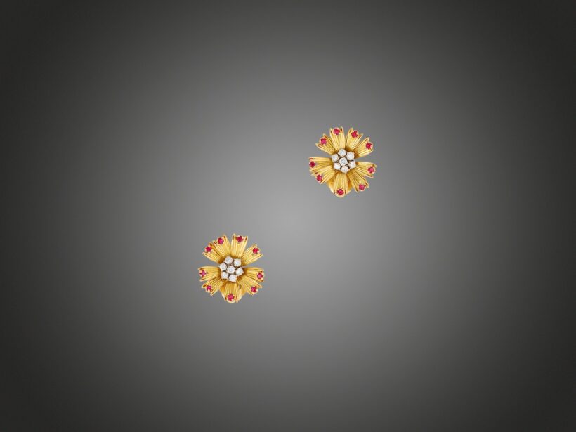 Briliáns fülbevalópár Van Cleef & Arpels