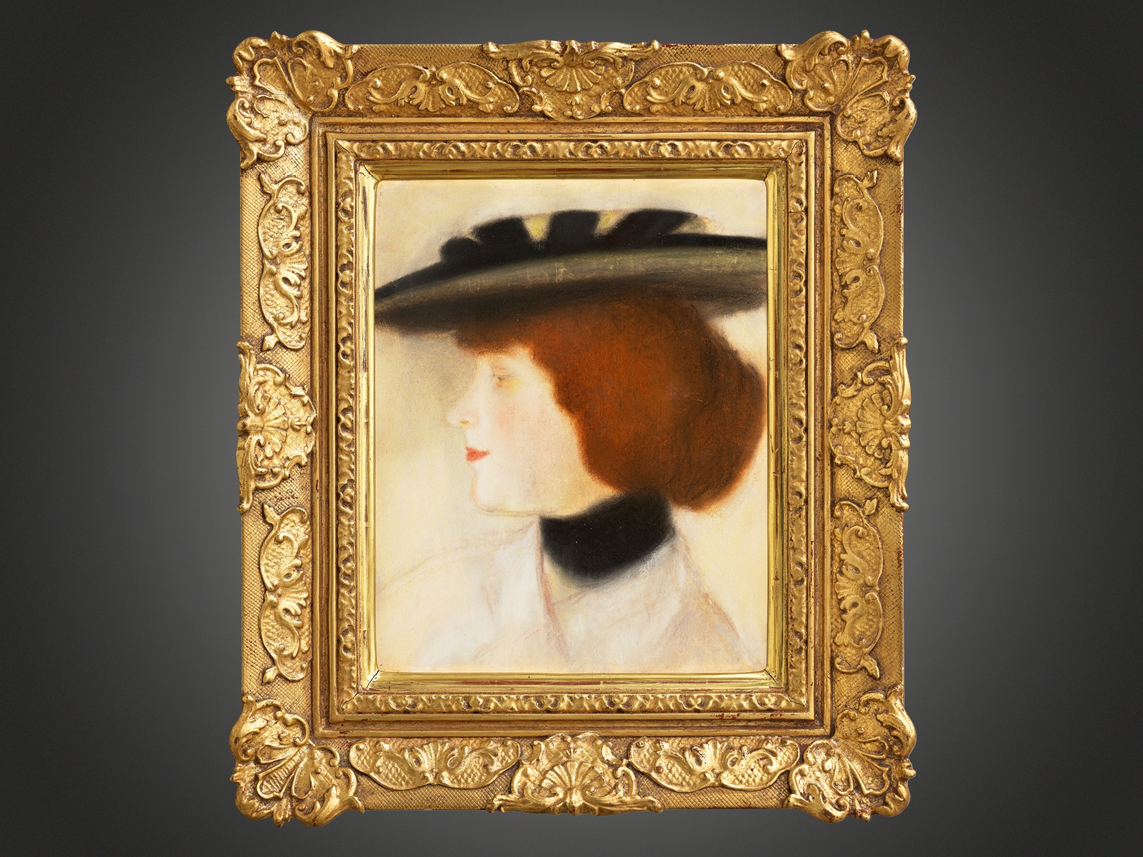 Rippl-Rónai József: Vörös hajú nő, 1905 körül