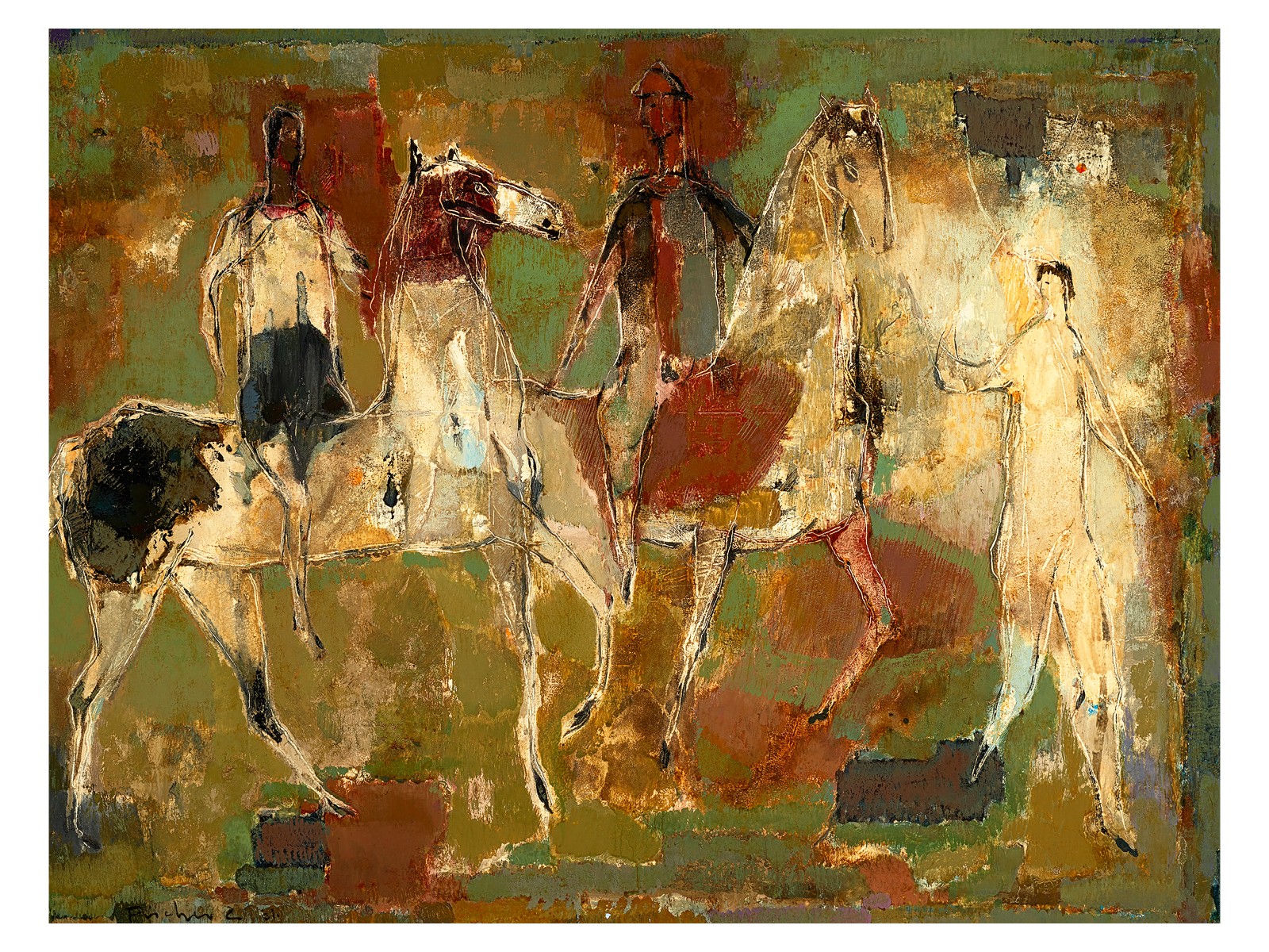 Fischer Ernő: Lovasok, 1961