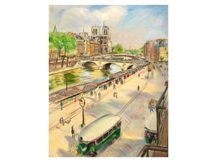 Jobbágyi Gaiger Miklós: Párizsi részlet a Notre Dame-mal, 1931