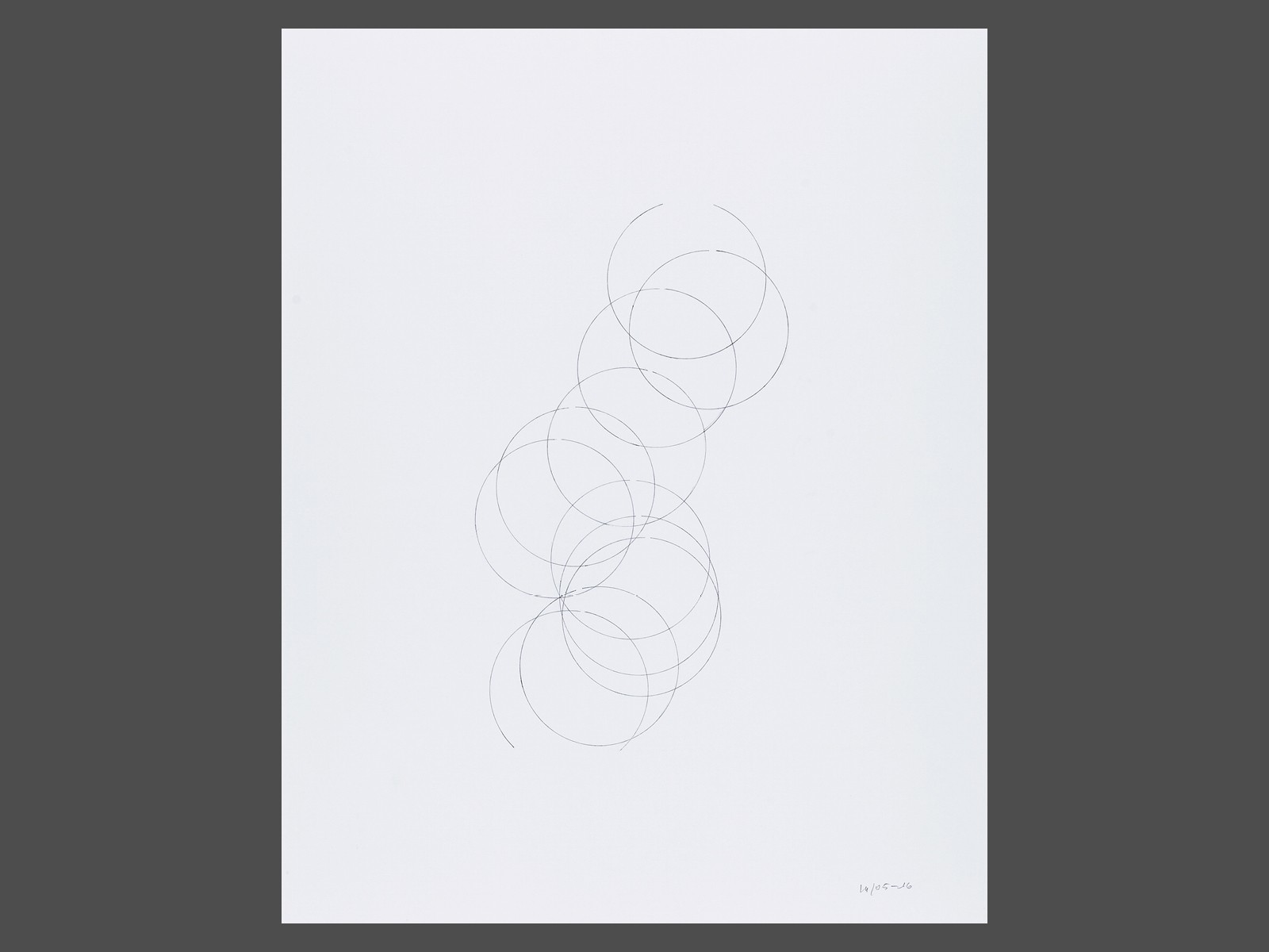 Vera Molnar: Körszintézis