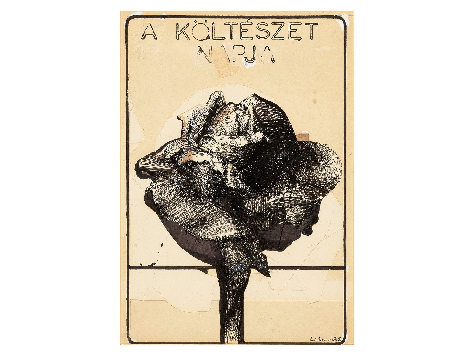 Lakner László: A költészet napja, 1969