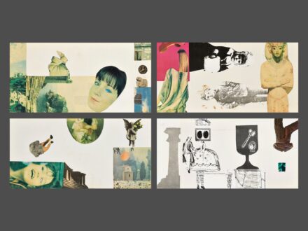 Bálint Endre kollázsok - 4 db