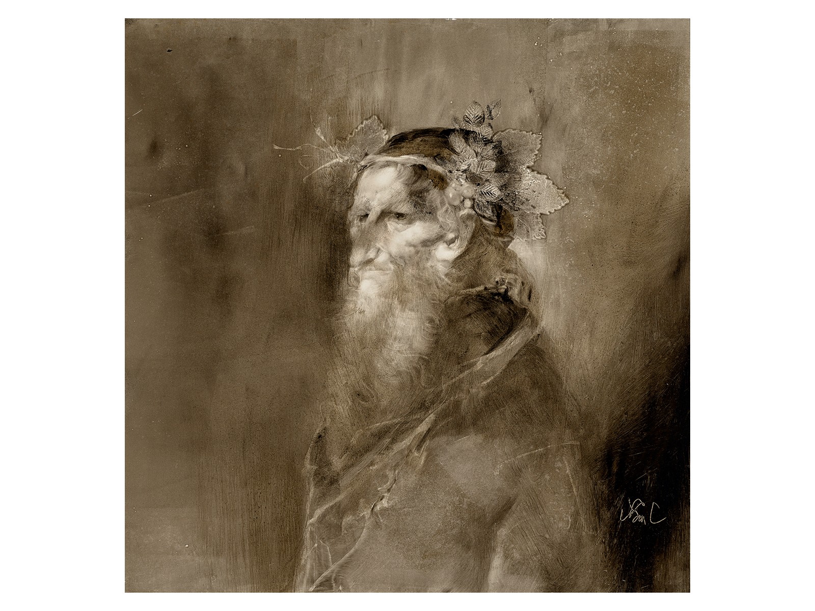 Szász Endre: Szakállas férfi