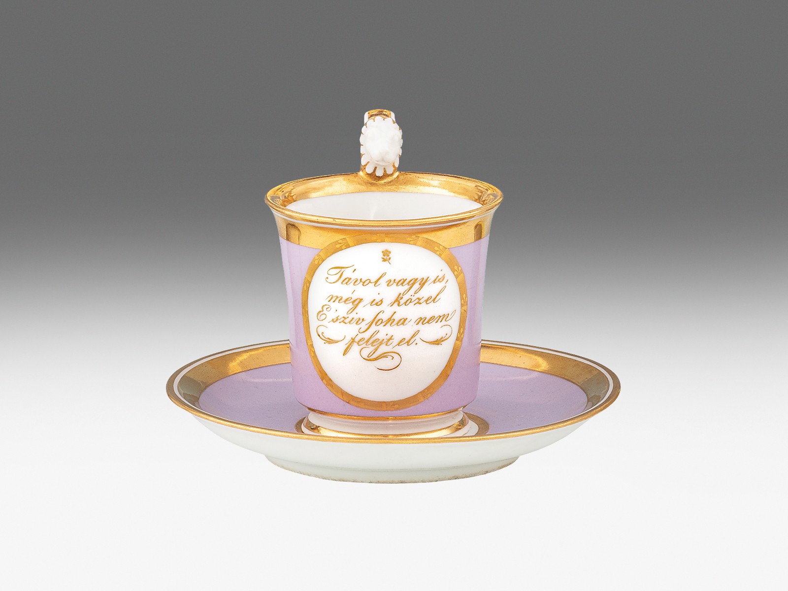 Biedermeier bécsi csésze