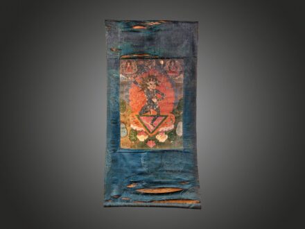 Thangka - Simhavaktra Oroszlánfejű Dakini