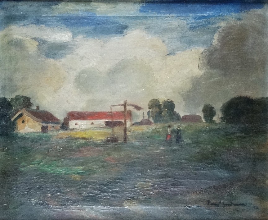Iványi GrüWald Béla műhelye: Faluszéle