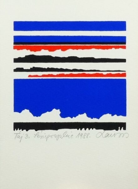 Lantos Ferenc (1929-2014): Táj 3., 1988