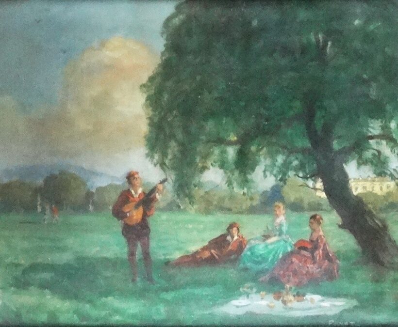 Pólya Tibor (1886-1937): Piknik a szabadban