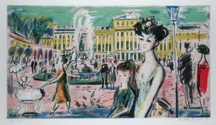 Osztrák művész: Schönbrunn 300/10
