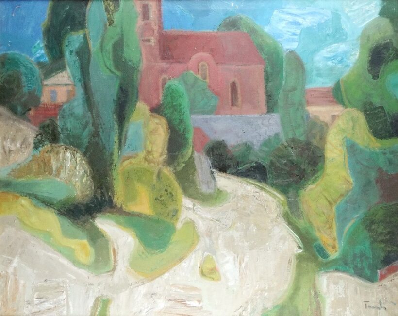Tamás Ervin (1922-1996): Bodrogkeresztúri templom
