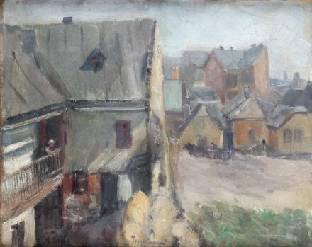 Turmayer Sándor (1879-1953): Utcarészlet