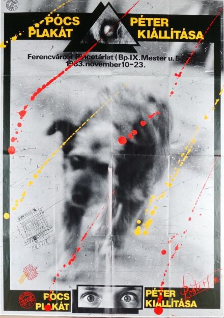 Pócs Péter  (1950): Kiállítási plakát 1983