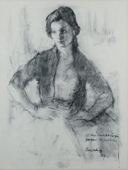 Tabody Klára (1915-1986): Kislány 1957