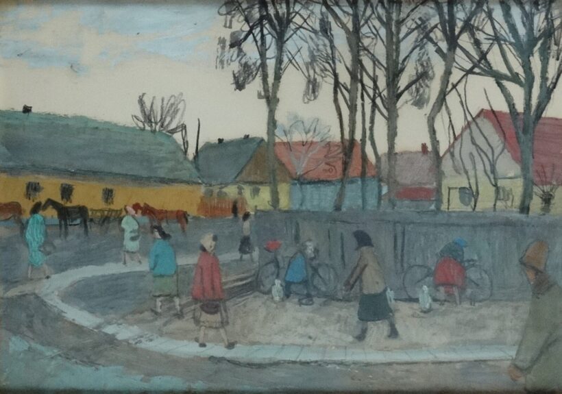 Czene Béla (1911-1999) : Szolnoki piacon
