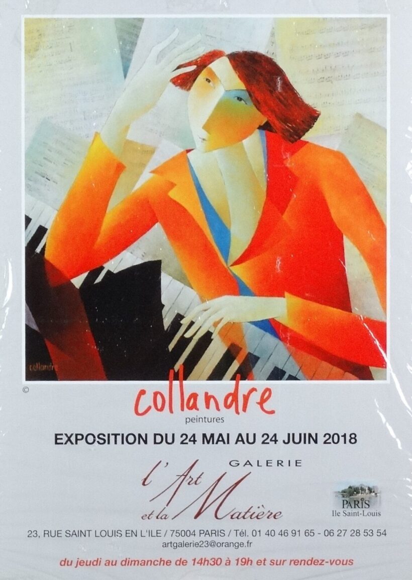 Francoise Collandre : Kiállítási plakát 2018