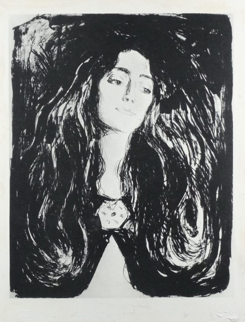 Edvard Munch (1863-1944) : The Brooch Eva Mudocci
