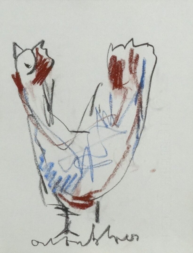 Anton Heyboer (1924-2005): Chicken