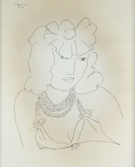 Matisse, Henri (1869 - 1954): Fiatal lány portréja