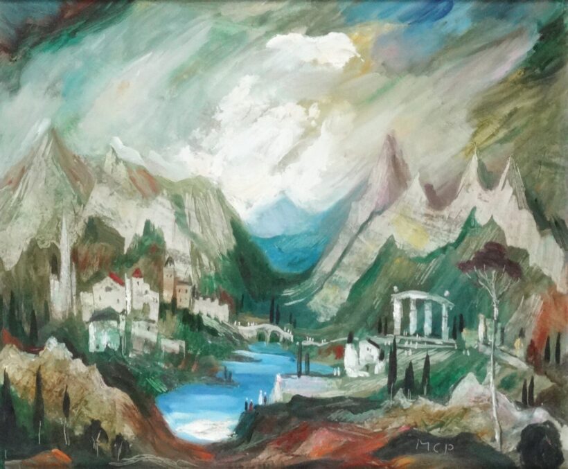 Molnár C Pál (1894 - 1981): Itáliai táj