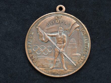Olimpiai bronzérem: kópia, 1932, Los Angeles