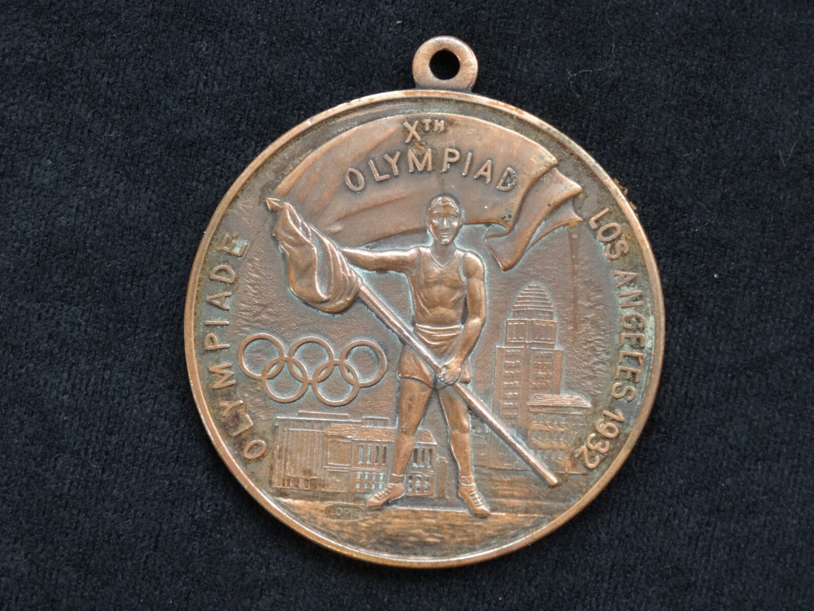 Olimpiai bronzérem: kópia, 1932, Los Angeles