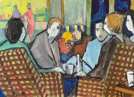 Varga József (1922-2021): Presszóban, 1961