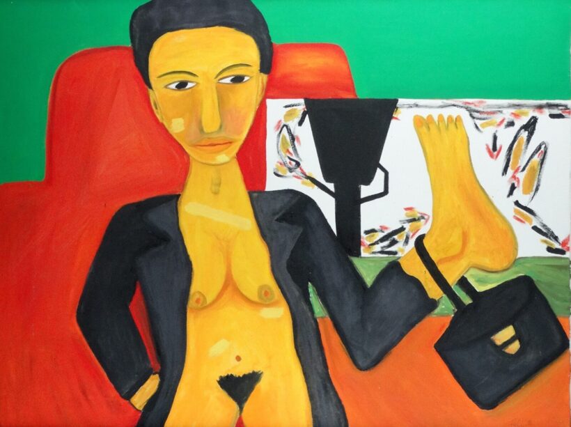 feLugossy László (1947) : Esti séta közben, 1996