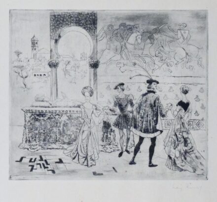 Láng Rudolf (1904-1991) : Jelenet