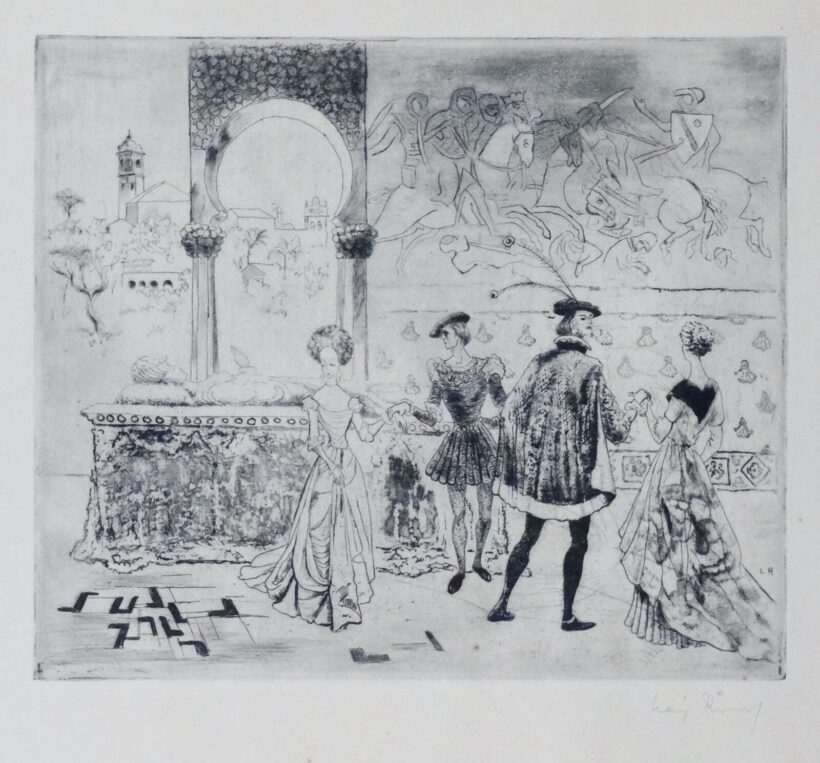 Láng Rudolf (1904-1991) : Jelenet