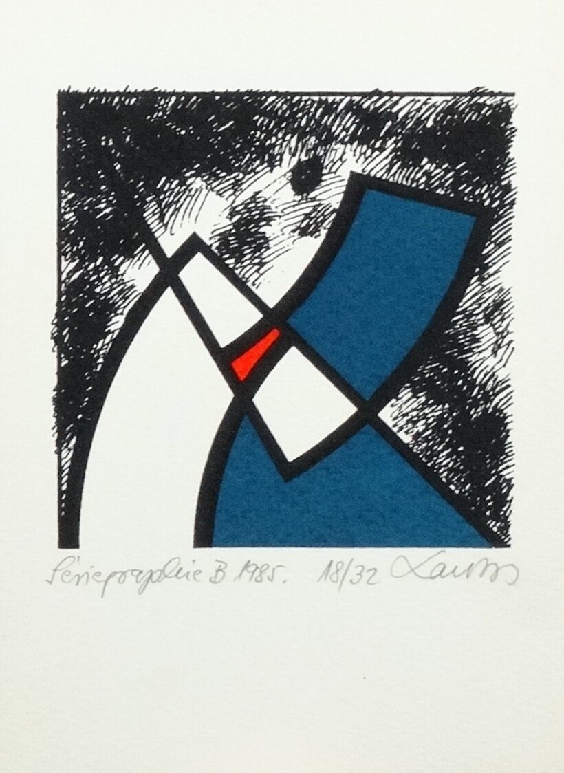Lantos Ferenc (1929-2014) : Cím nélkül 18/32, 1985
