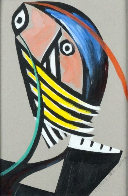 Orbán Attila (1958) : Női maszk IV., 2007