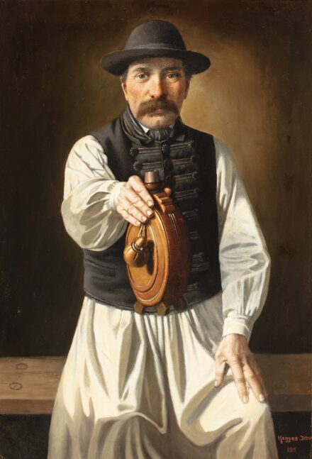 Kegyes József: Betyár kulaccsal, 1911