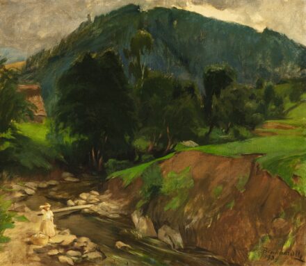 Benkhard Ágost: Dömösi táj, 1939