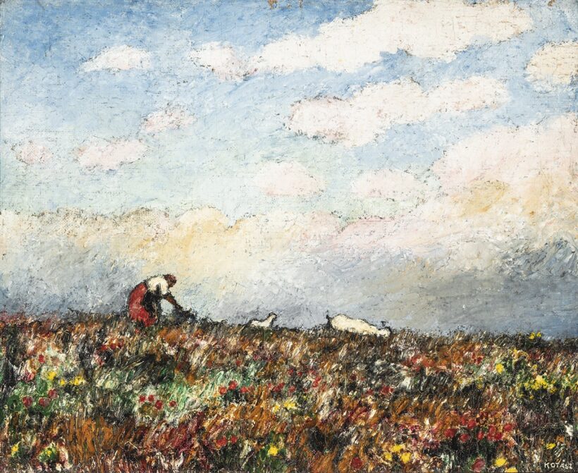 Kotász Károly: Mezőn